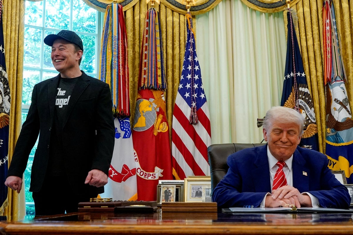 Trump sends Musk out of White House with gold key as they talk Diddy pardon, Macron slap and Tesla chief's black eye
