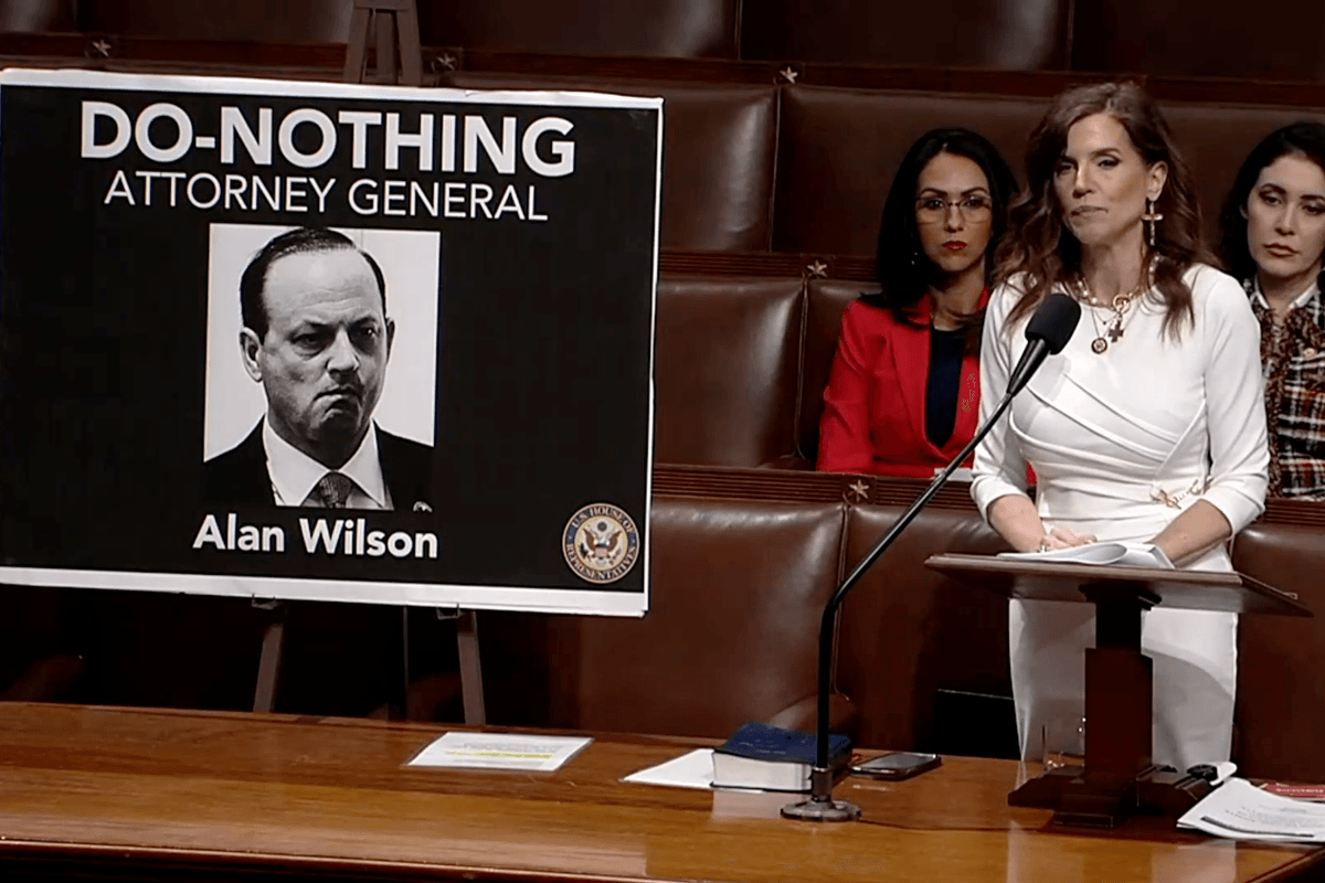 Man called a ‘predator' during Nancy Mace's ‘scorched earth' House speech hits back at allegations