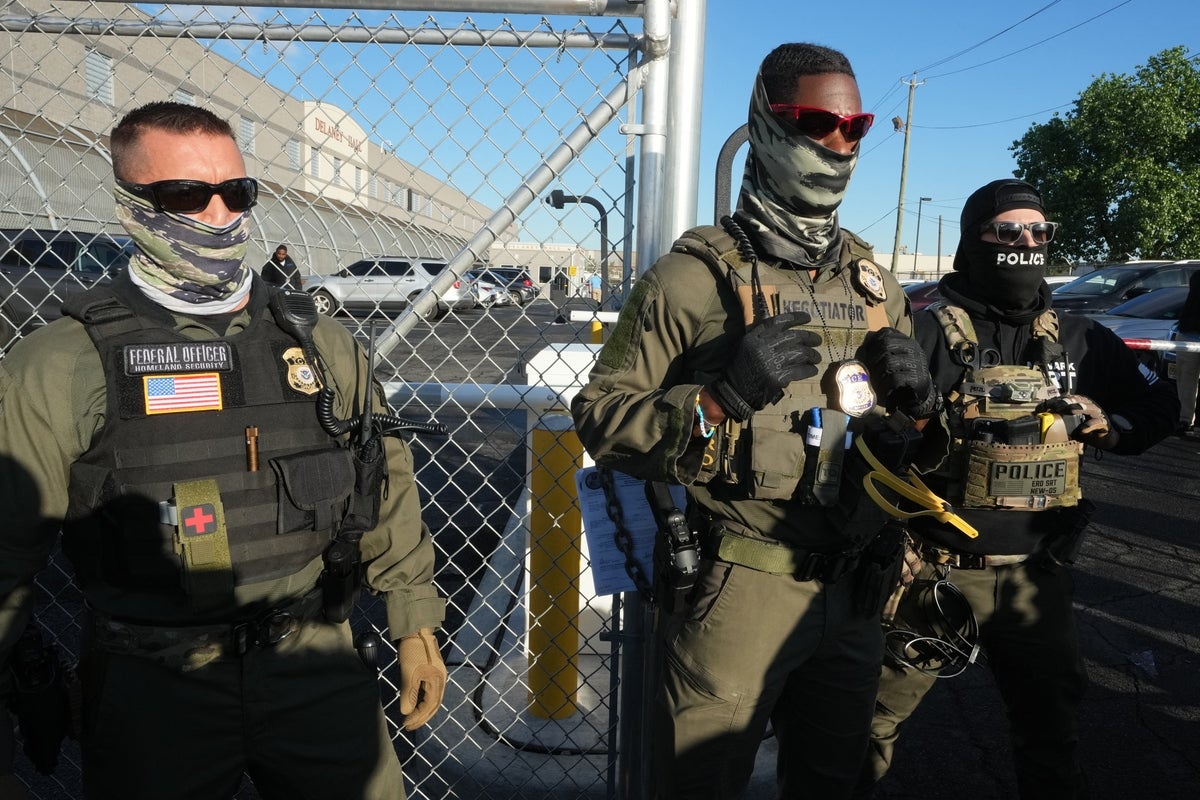 Democrats are calling for ICE agents to lose their masks and have identities released. DHS says no way