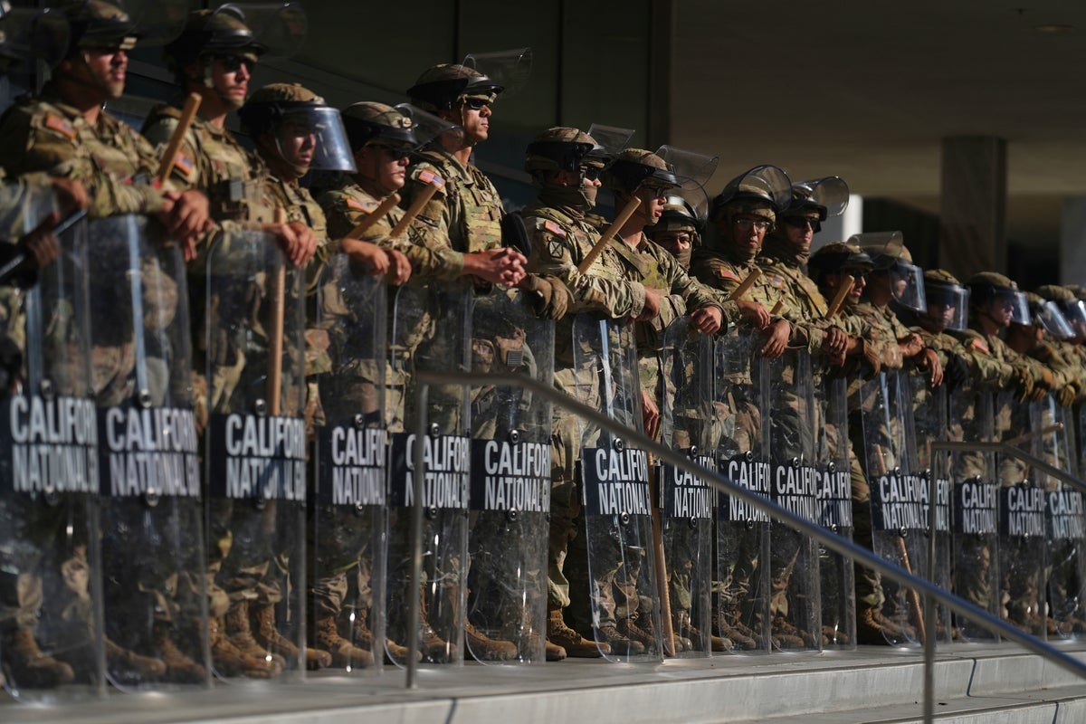 ‘Political pawns': Morale among California National Guard and Marines deployed in LA is underwater, report claims