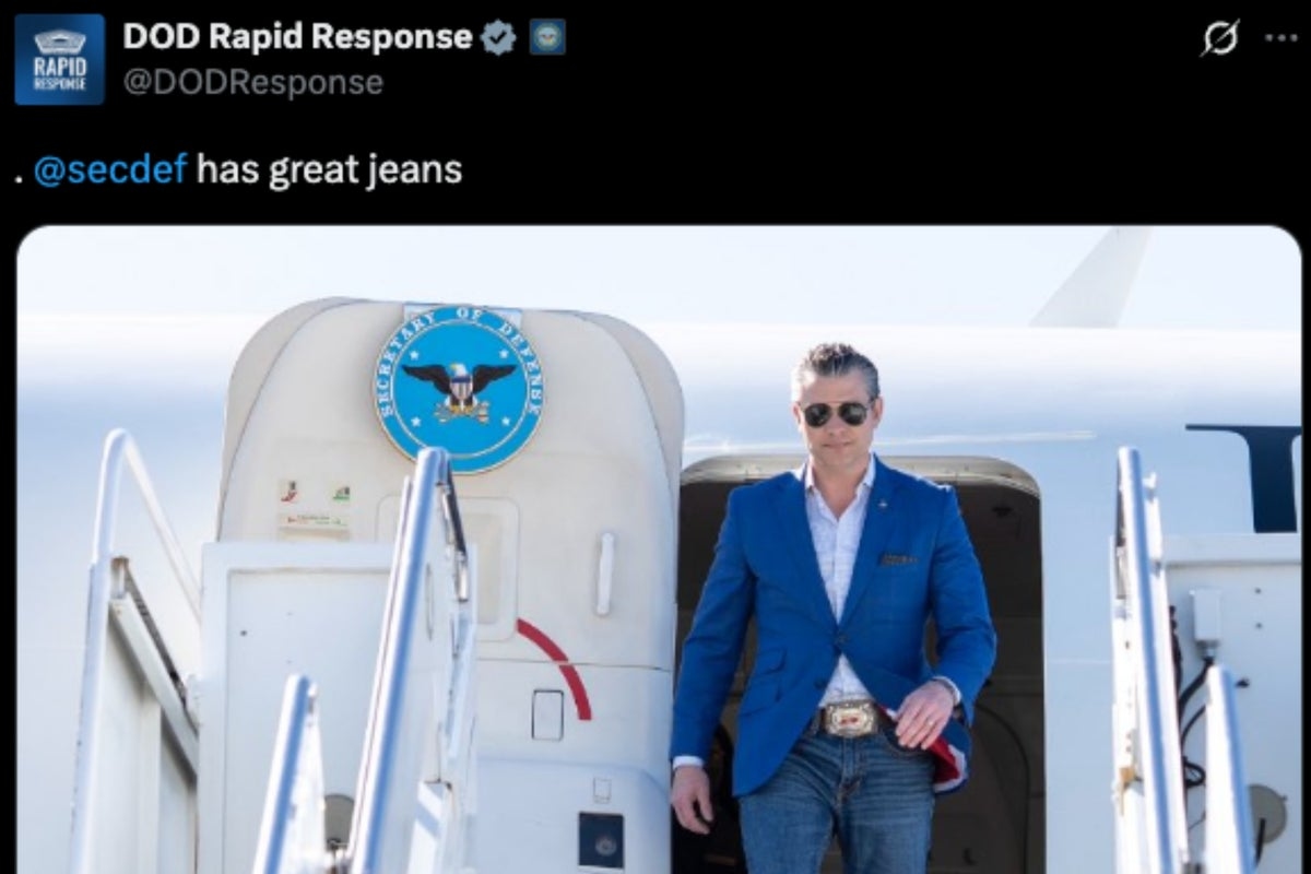 Hegseth ‘has great jeans': Defense Department taps into MAGA's obsession over Sydney Sweeney ad