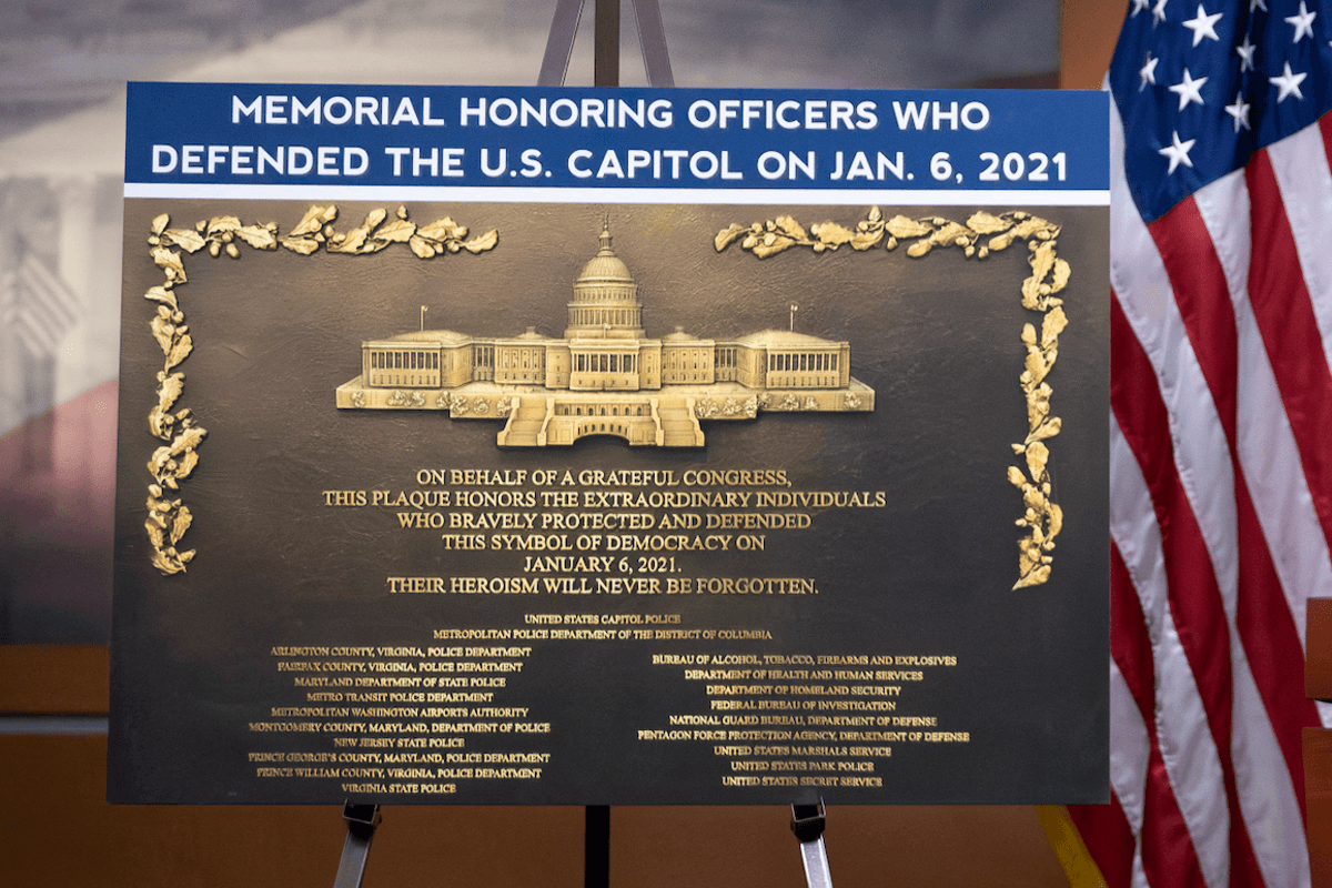Jan 6 cops file lawsuit to force Congress to install honorary plaque at Capitol