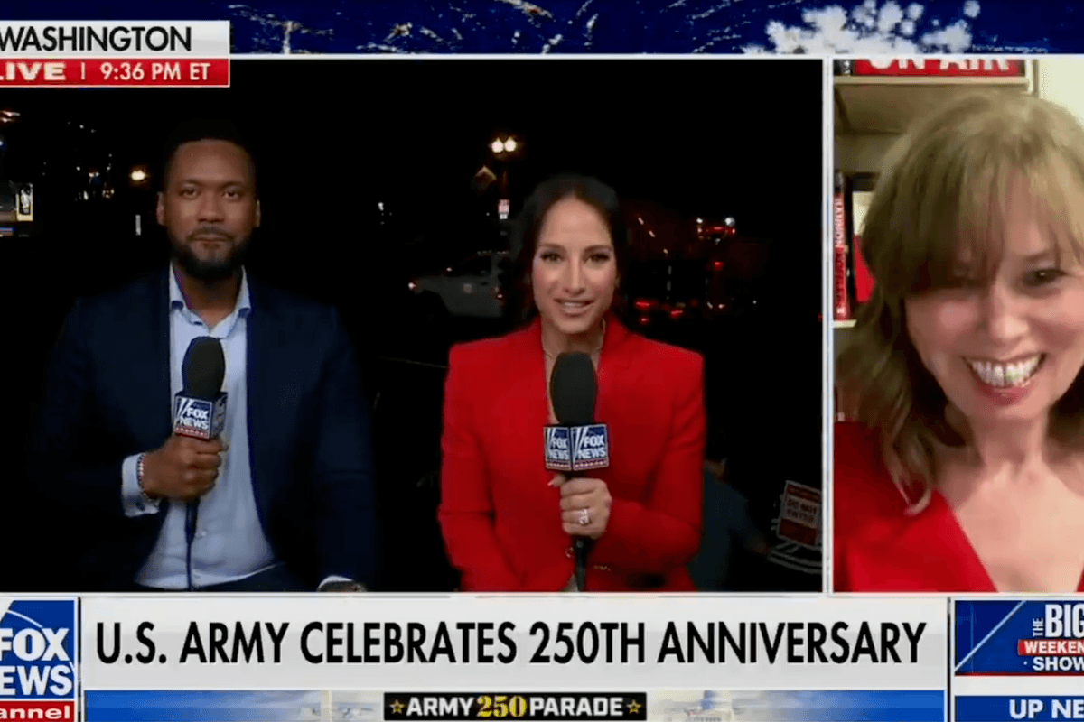 Seemingly Intoxicated guest is cut off during Fox News appearance to talk Trump parade