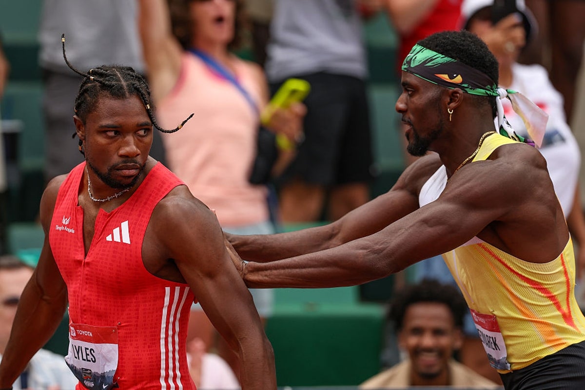 Kenny Bednarek hits out at Noah Lyles after shoving Olympic champion at trials