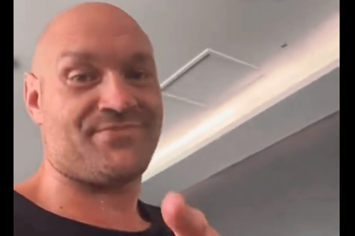 Tyson Fury says ‘you know what's coming' after reuniting with coach in the gym