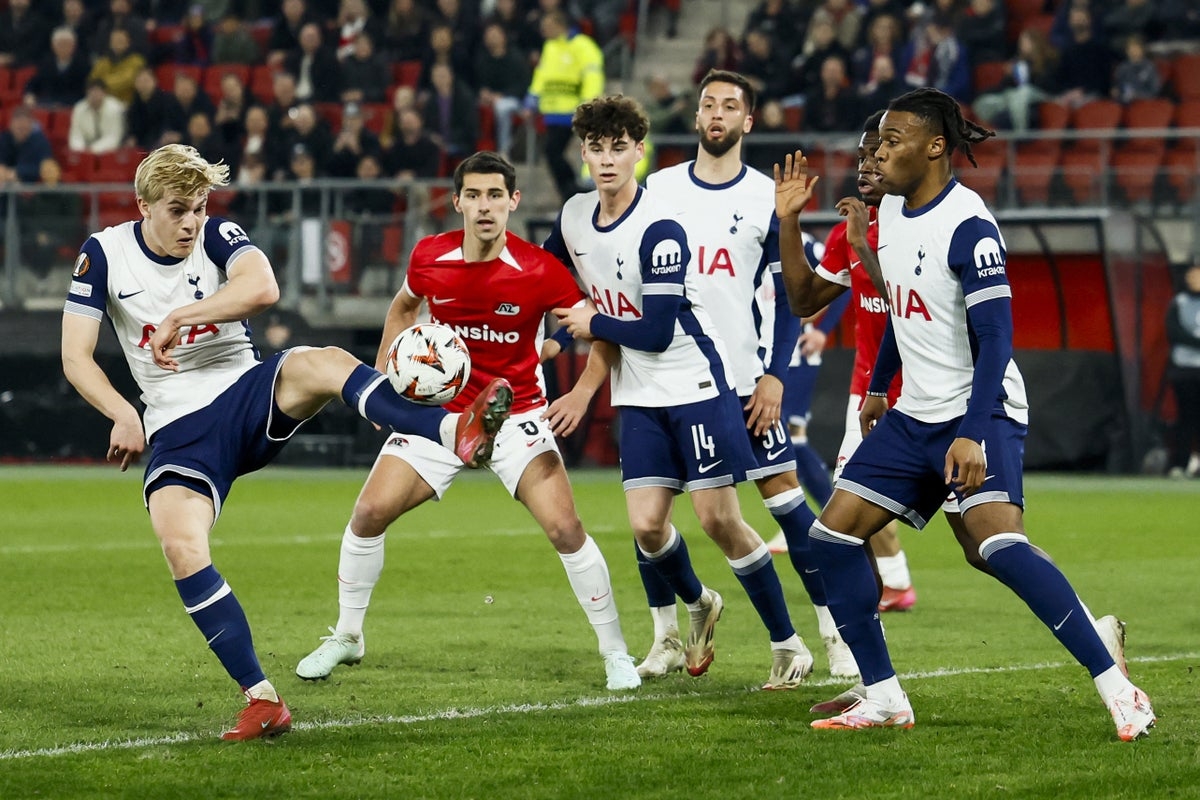 AZ Alkmaar v Tottenham LIVE: Europa League score and updates as struggling Spurs trail