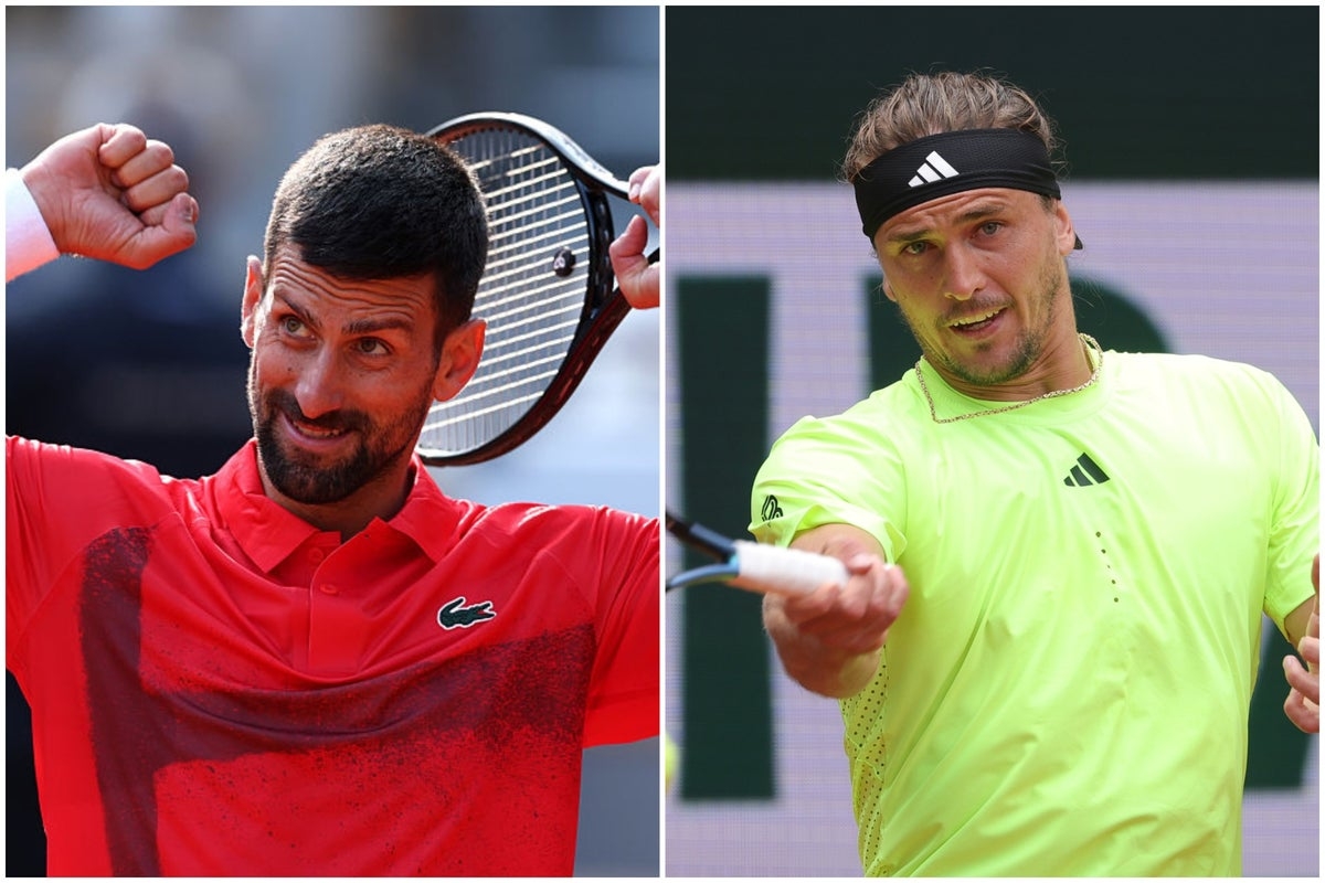 Novak Djokovic vs Alexander Zverev start time: When is French Open quarter-final?