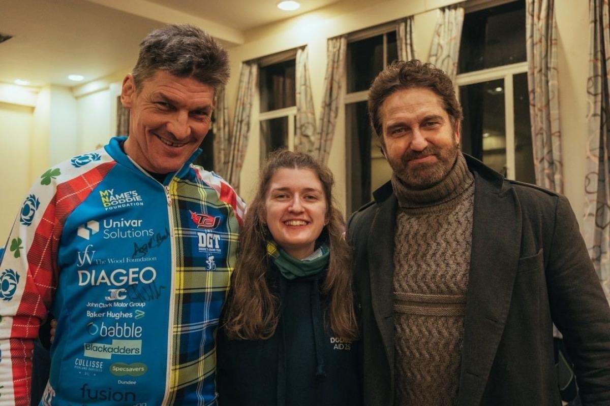 Scottish star Gerard Butler drops in on Doddie Weir fundraiser