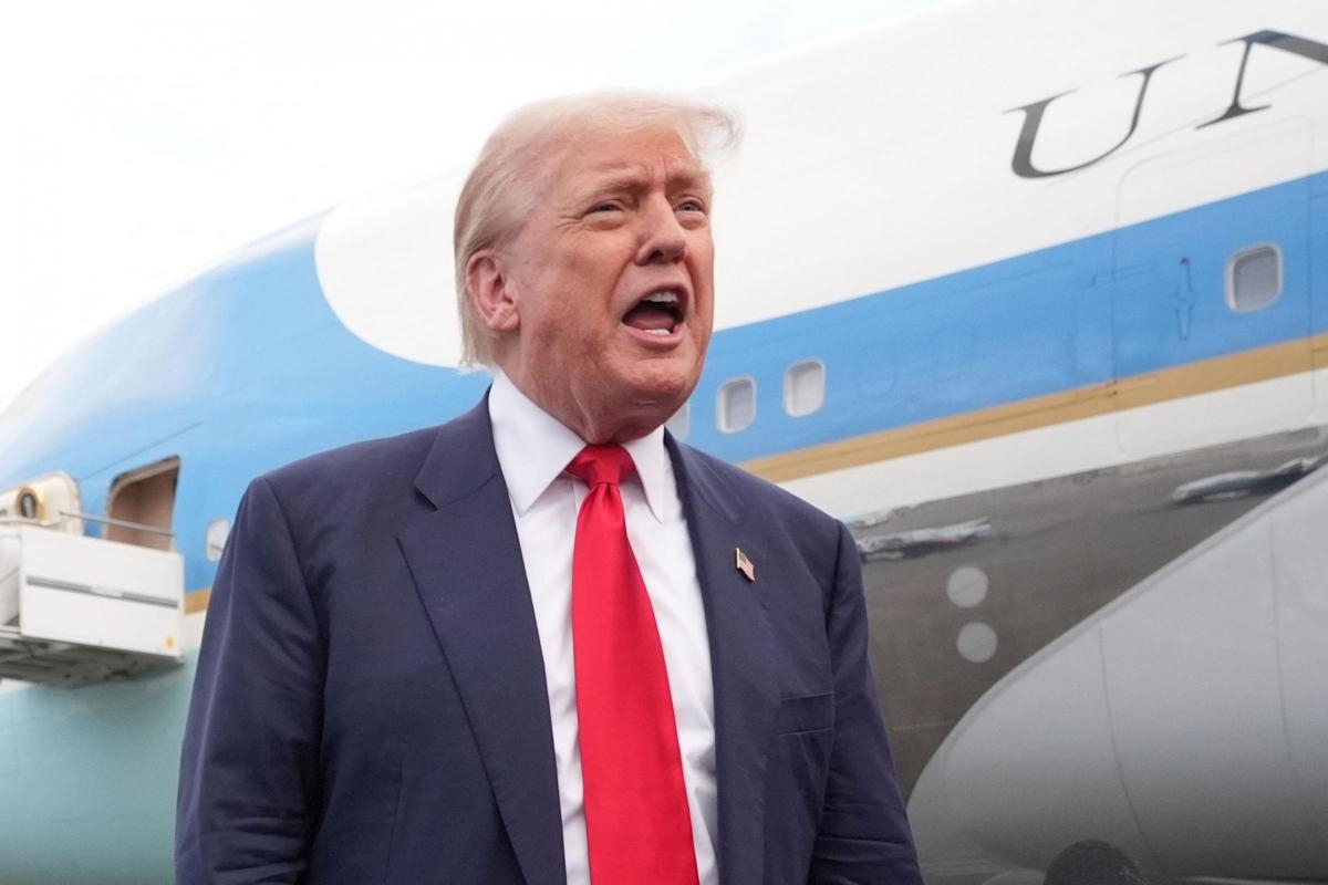 I love standing on the soil of Scotland, Donald Trump says after landing in country