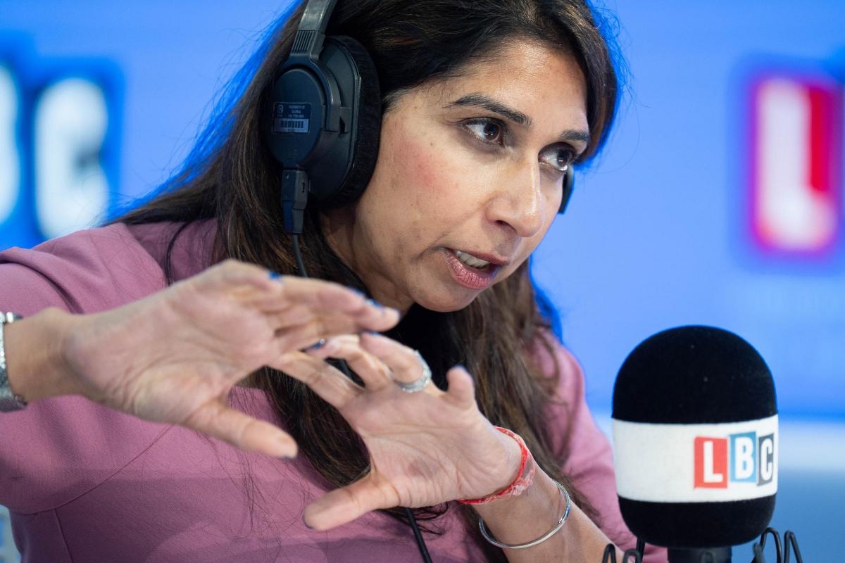 Former GB News presenter 'sacked for calling Suella Braverman a racist'