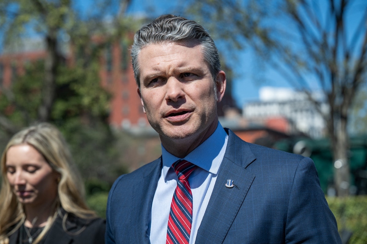 Pete Hegseth Runs Away When Asked About War Plans Group Chat
