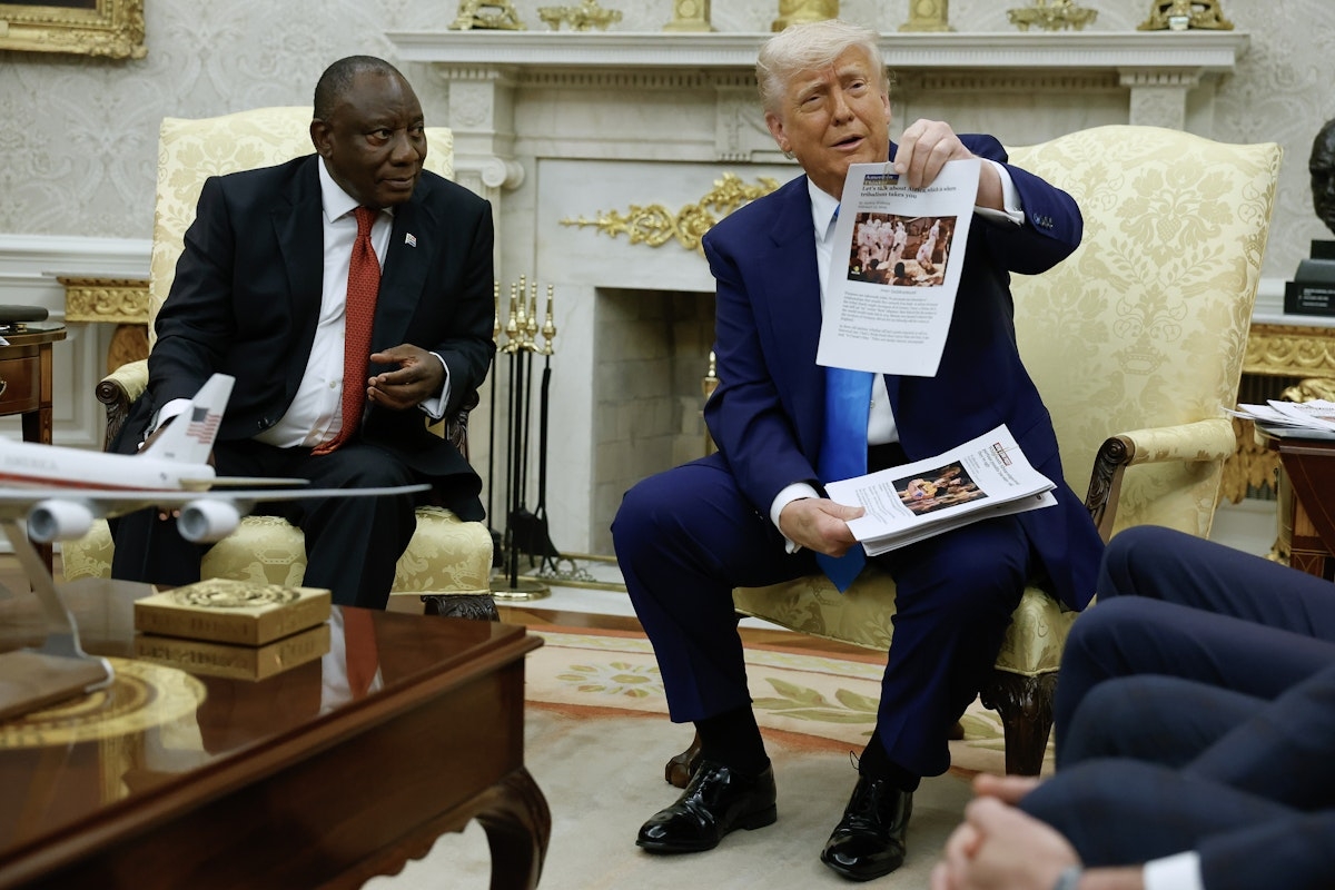 Trump's Lie about Dead 'White Farmers' Just Got Even More Grotesque