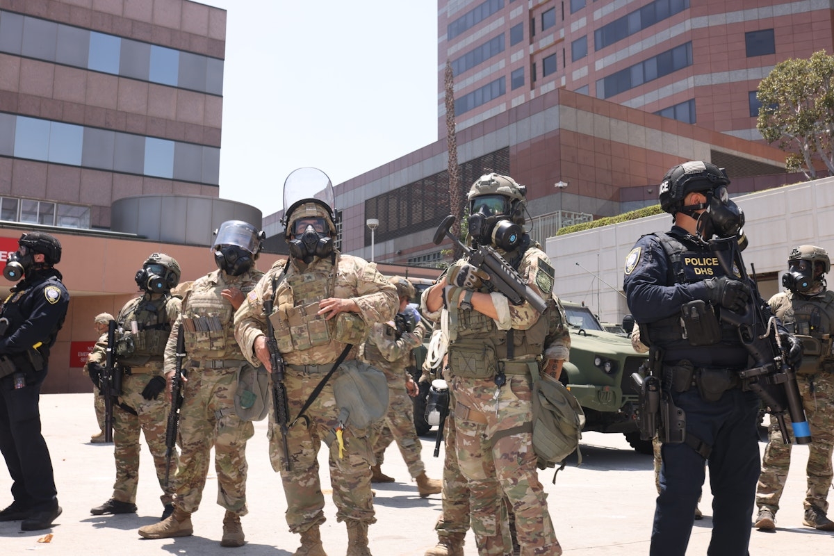 LAPD Slams Trump's Decision to Send Marines to City to Crush Protests