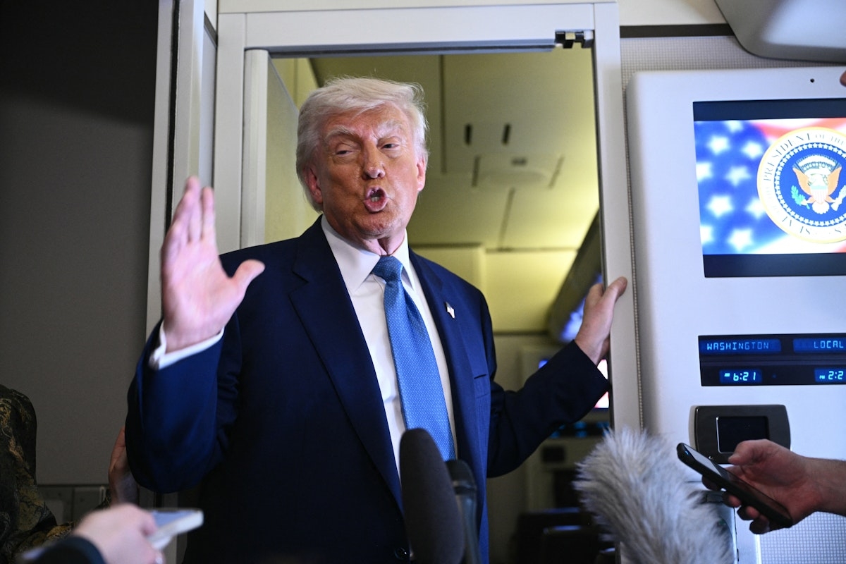 Trump Issues Wild Threat to ABC for Reporting on His Qatar Private Jet