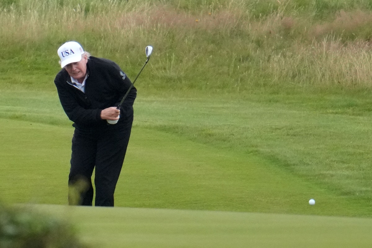 Trump Caught Cheating at Golf in Embarrassing Video