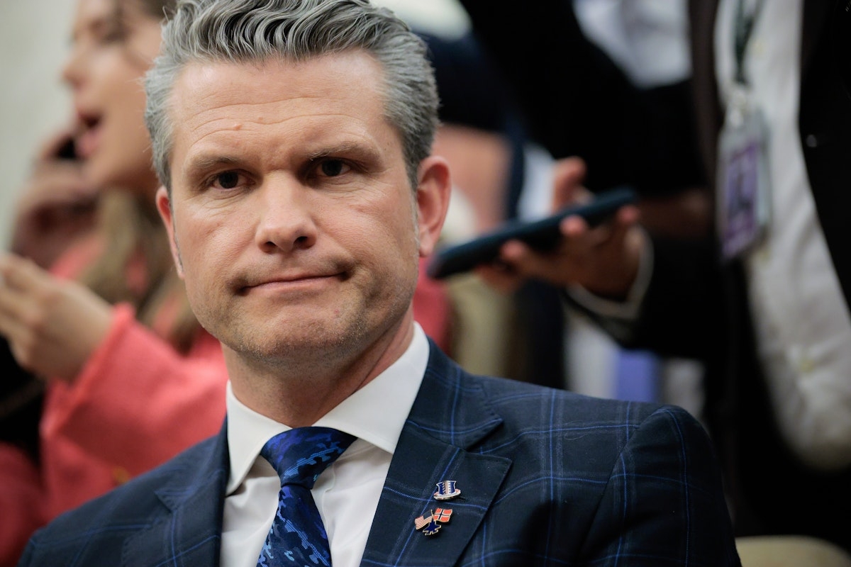 Pete Hegseth Brags About Ending 'Woke' Program Created by Trump