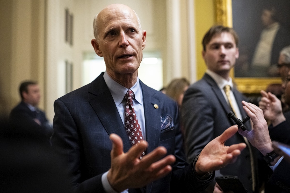 Rick Scott, Massive Medicare Scammer, Defends Work Requirements