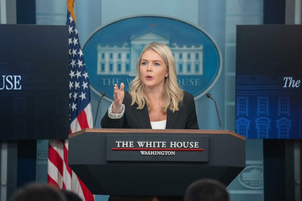Karoline Leavitt's Latest Attempt to Praise Trump Blows Up in Her Face