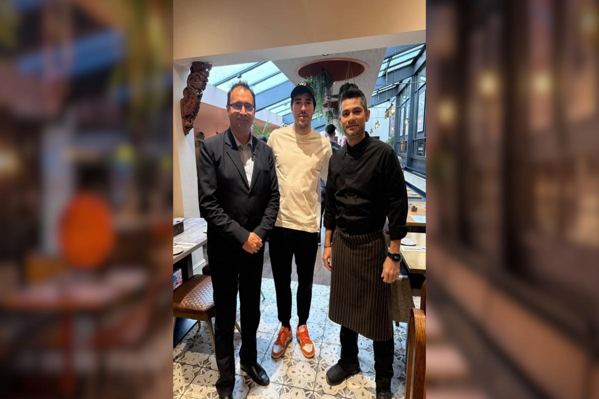 Newcastle United star spotted at North East restaurant 'popular with celebs'