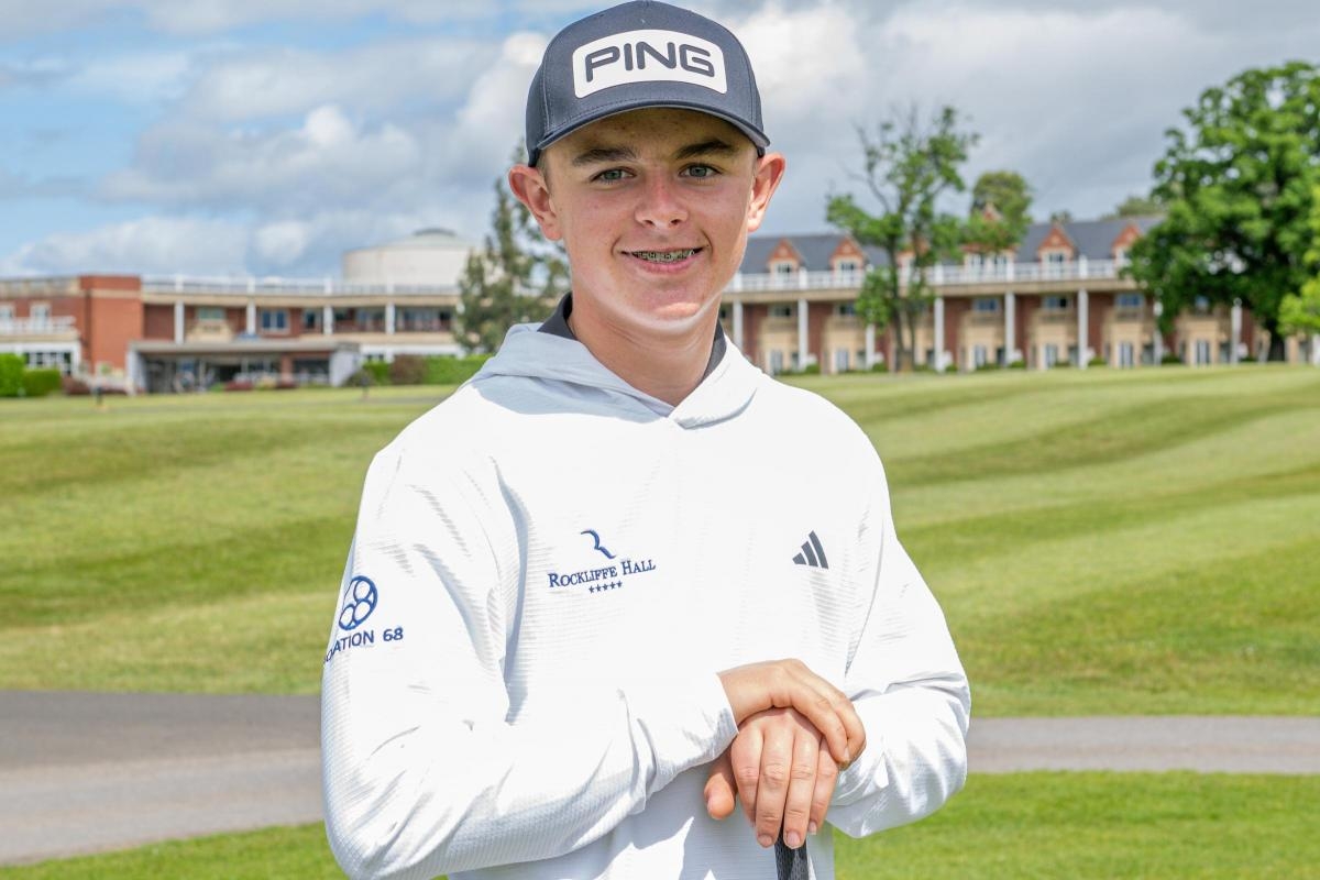 Teesside Rockliffe Hall golfer is number one in Europe in Under-16 rankings