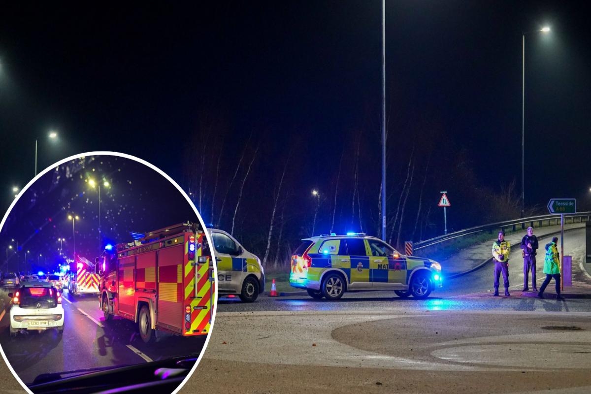 Tragedy as two men, 41 and 84, killed in A66 crash which shut road overnight