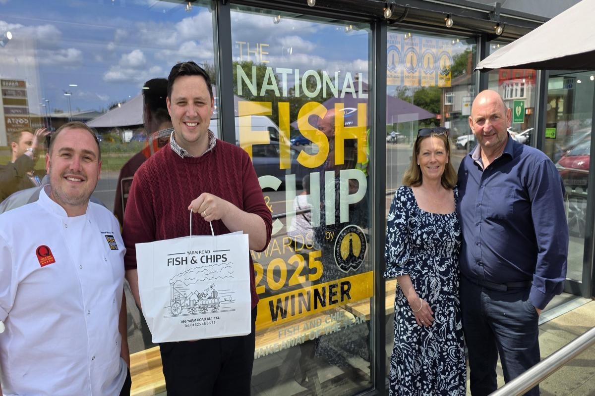 Darlington fish and chip shop named UK's best takeaway is expanding