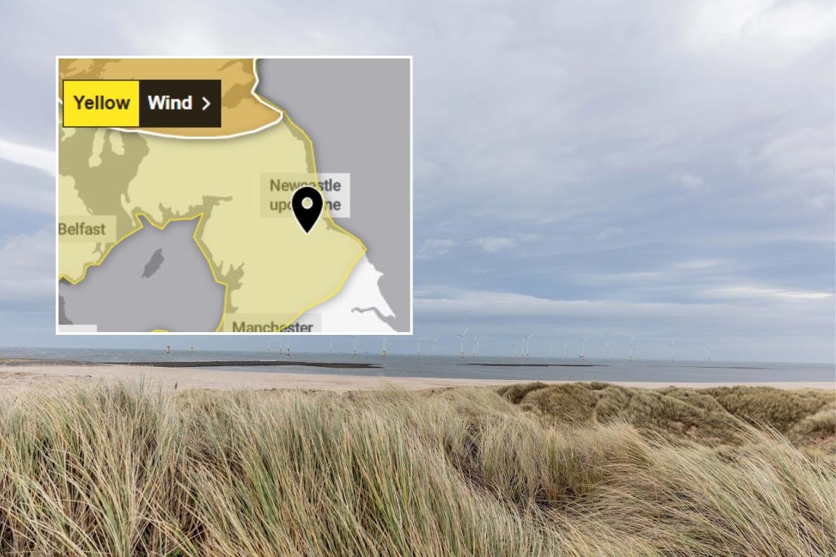 Forecast as 50mph winds from Storm Floris to batter Darlington amid yellow warning