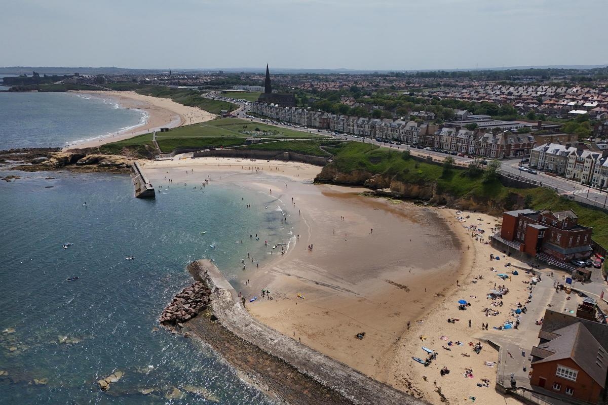 Boy, 13, in hospital after fall from cliffs in North East bay as air ambulance called