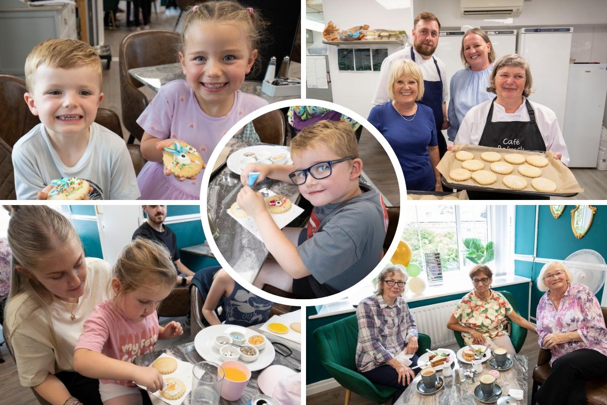Darlington community cafe reopens with new look and menu at fun Age UK celebration
