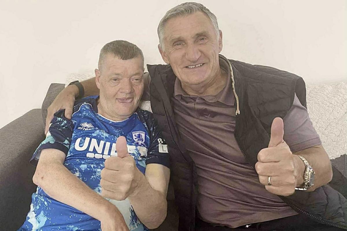 'The best day ever' - Boro legend Mogga surprises long-time fan with a home visit