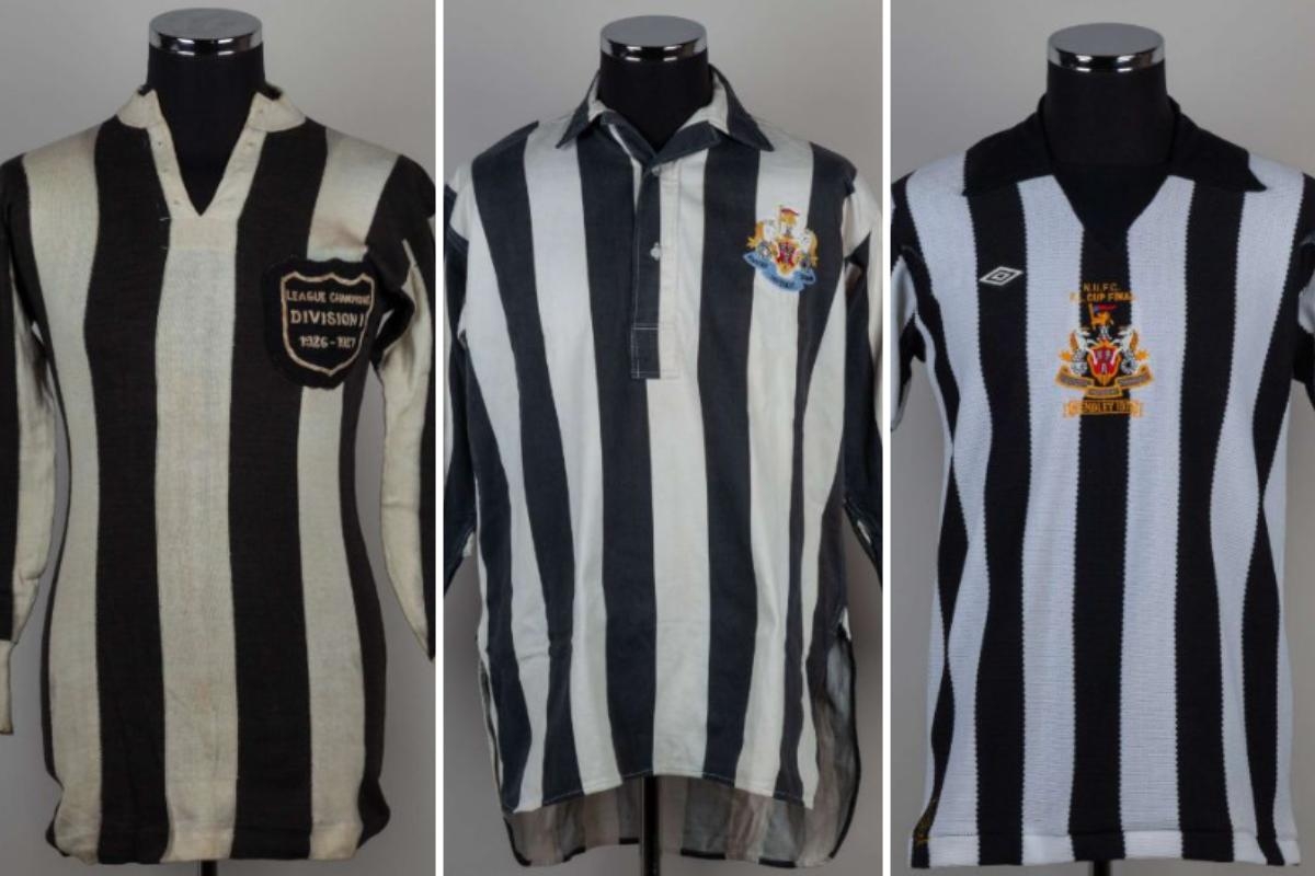 Historic Newcastle United shirts falling under hammer for thousands