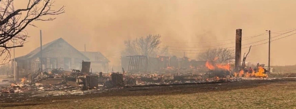 'All we have left is the dining hall': Fire claims Kiowa tribe members' historic church