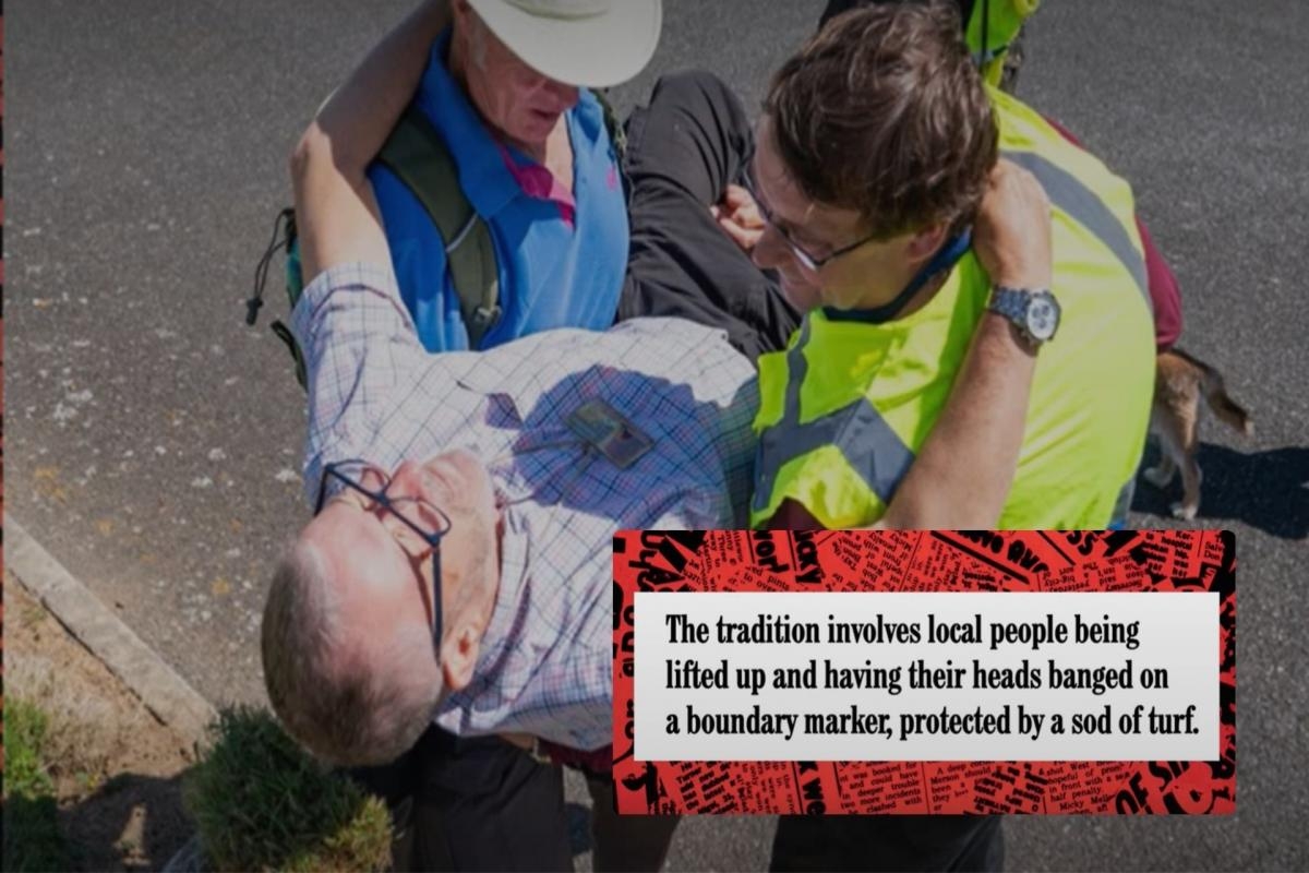 Helston's 'Beating of the Bounds' tradition baffles stars on popular BBC show