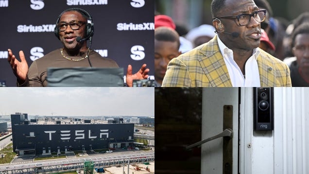 Shannon Sharpe Sexual Assault Accuser Texts, Black Woman Settles Suit Against Tesla, Two Florida Alligators Ring a House Doorbell, Social Media Grapples With Shannon Sharpe Race Play, Houston's 'DL List' and Other Culture News From the Week