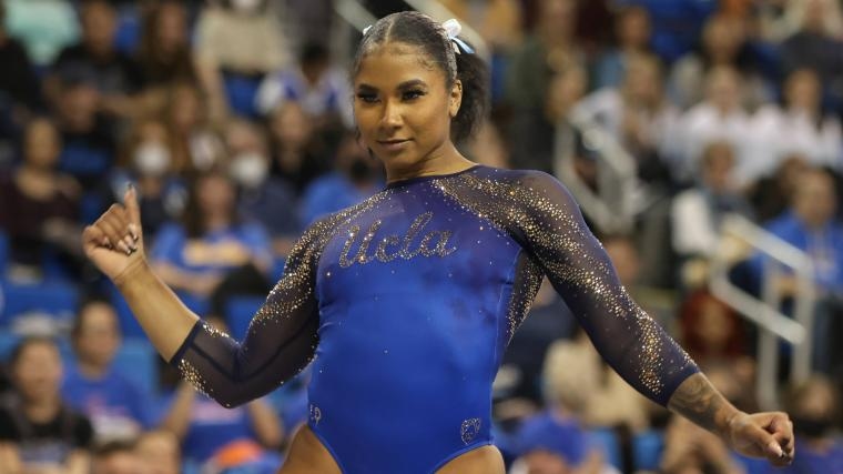 Jordan Chiles shows off sculpted figure in jaw-dropping dress at 2025 ESPYs
