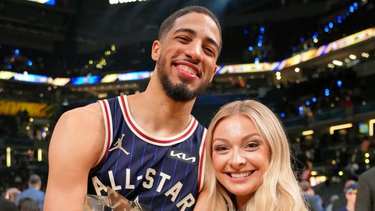 Tyrese Haliburton's fiancee Jade Jones stuns in orange string bikini during Cabo getaway