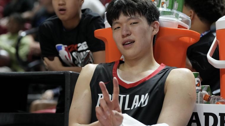 Blazers rookie Yang Hansen has seized first moments 'under the lights'
