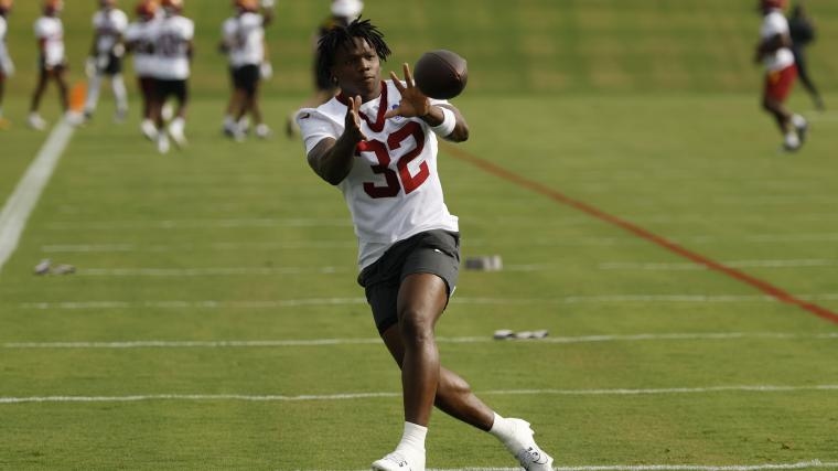Could Jacory Croskey-Merritt earn the Commanders' starting RB spot in 2025?