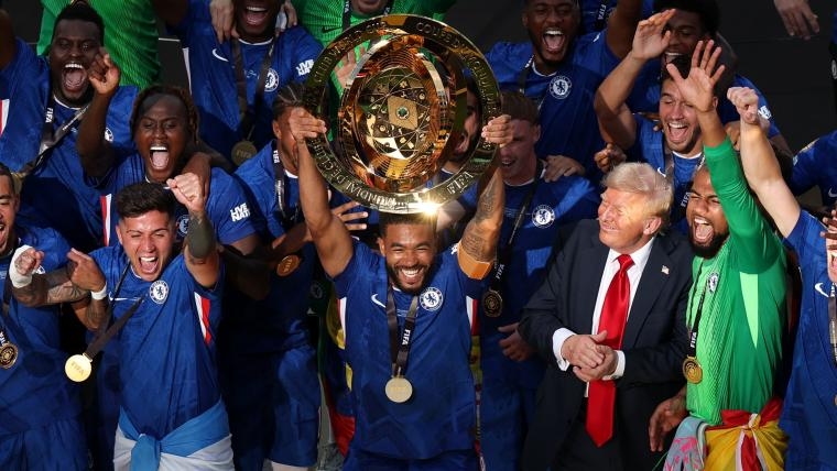 Was Donald Trump at 2025 Club World Cup final? U.S. president joins Chelsea celebration at MetLife Stadium