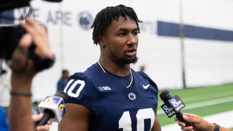 Penn State's Nick Singleton broke Saquon Barkley's legendary squat record