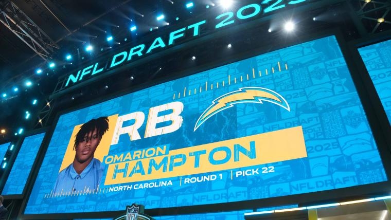 Chargers rookie Omarion Hampton primed for RB1 duties amid Najee Harris' absence