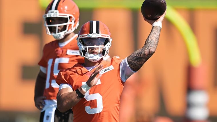 Browns QB has absurdly bad training camp practice