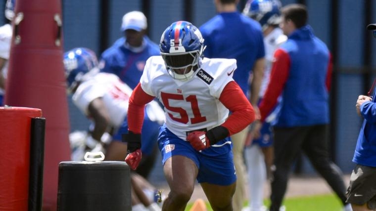 WATCH: Giants' Abdul Carter in action at 2025 training camp