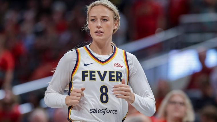 Sophie Cunningham's twerking goes viral after Fever wins Commissioner's Cup