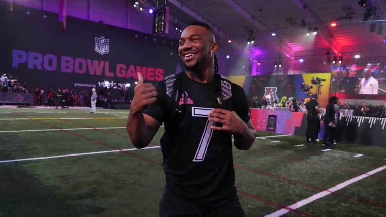 We've all been pronouncing Bijan Robinson's name wrong, says the Falcons star