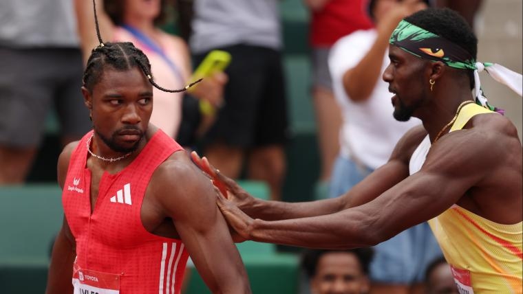 Noah Lyles, Kenny Bednarek get physical after 200-meter final at U.S. Outdoor Championships