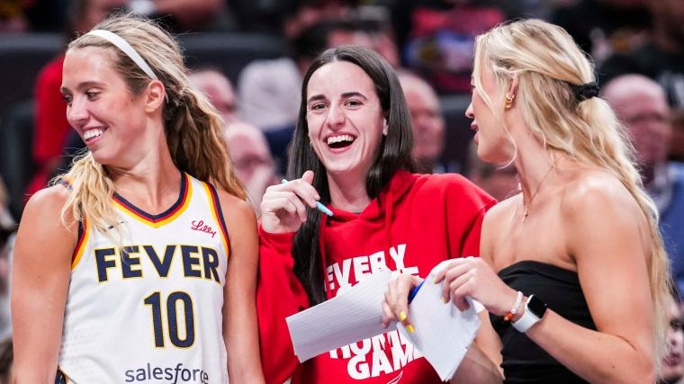 Fever's Soph and Lex flaunt chiseled abs in string bikinis, Caitlin comments