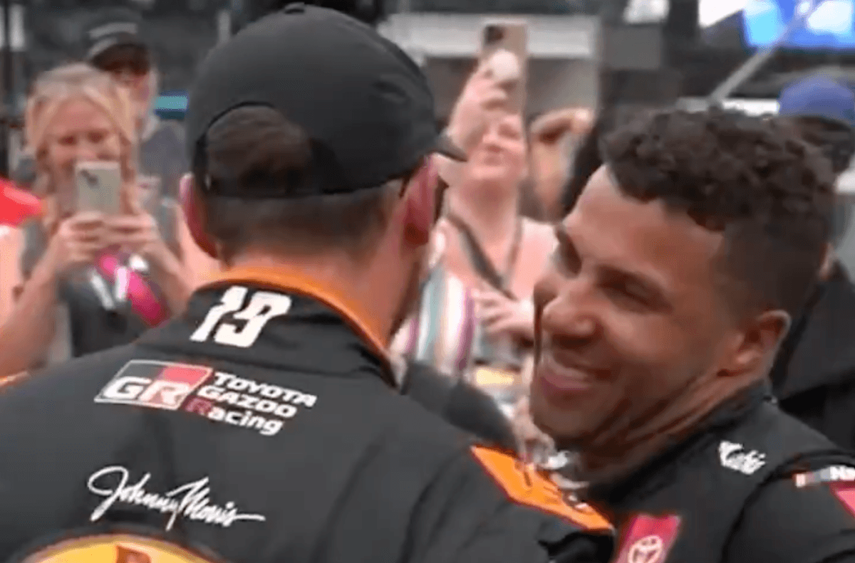 Video Of NASCAR Drivers Reacting To Bubba Wallace's Win Says Everything
