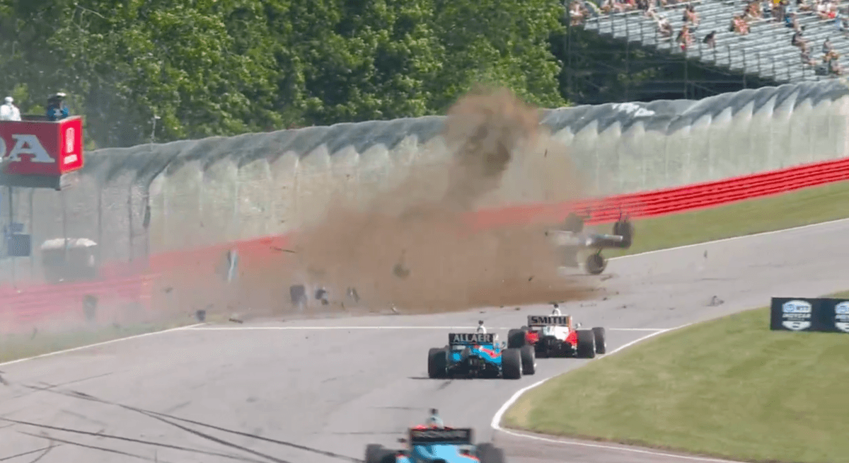 Prayers Pouring In After 'Horrific' IndyCar Crash Sunday