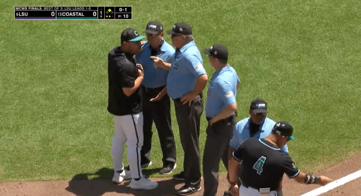 Fans Want College World Series Umpire Fired Immediately Sunday